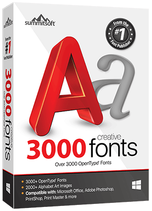3000 Creative Fonts