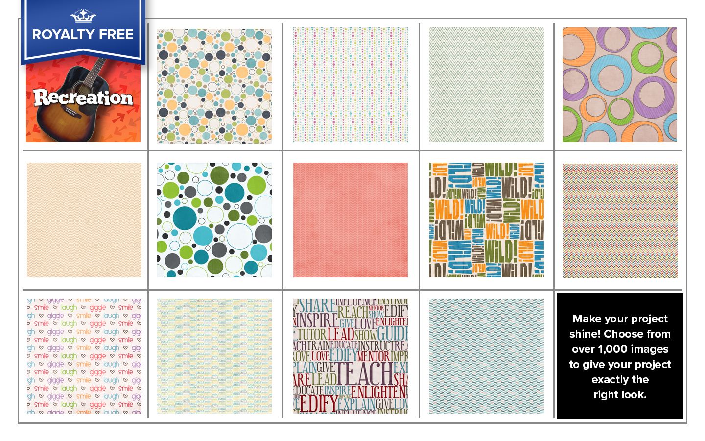 Royalty Free Premium Recreation Image Collection