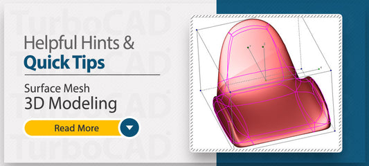 Surface Mesh 3D Modeling in TurboCAD