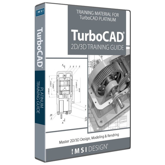 2D/3D Training Guide Bundle for TurboCAD Platinum - Windows