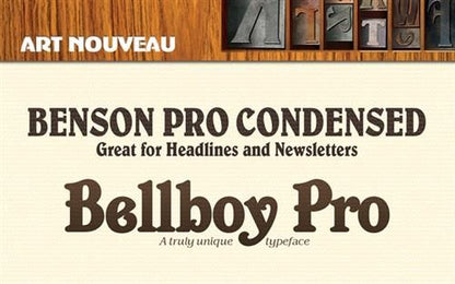 Font Collection: Elegant Art Nouveau