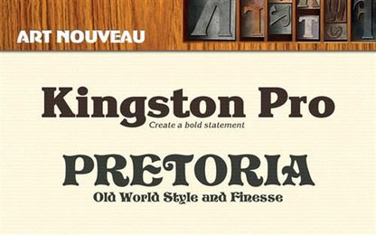 Font Collection: Elegant Art Nouveau