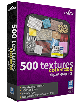 500+ Textures Collection Clip Art Graphic