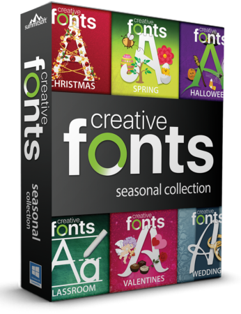Creative Fonts Seasonal Collection