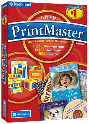 PrintMaster® Gold v18