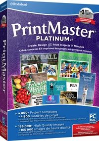PrintMaster v8 Platinum software box