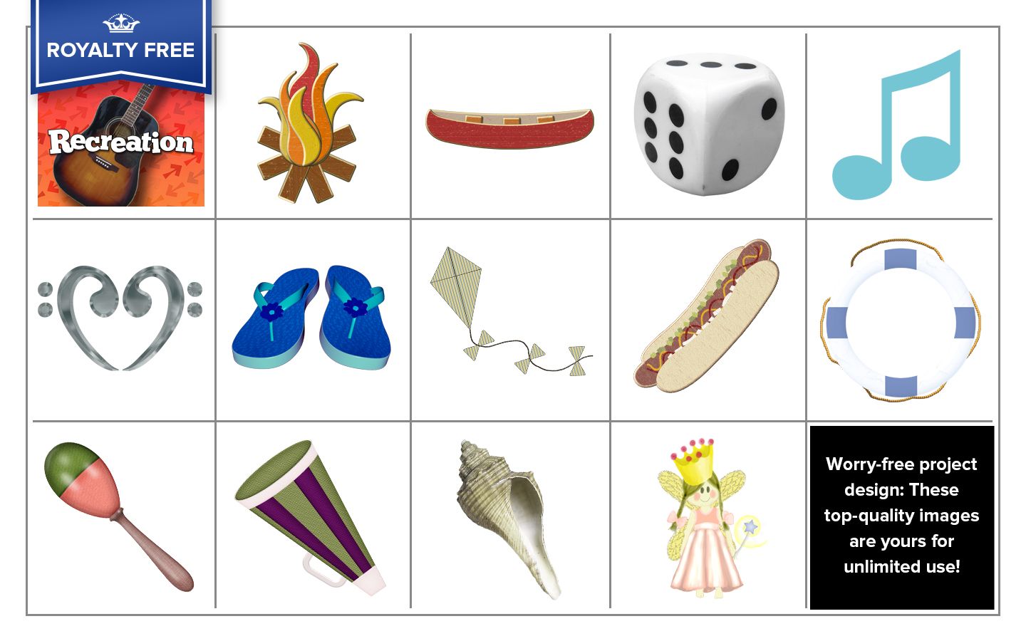 Royalty Free Premium Recreation Image Collection
