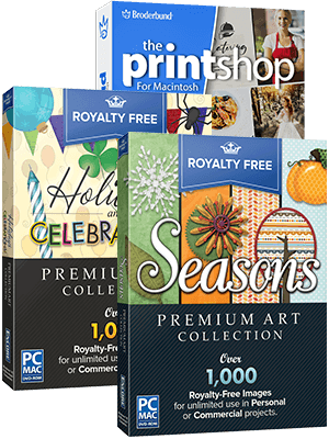 The Print Shop for Macintosh with Premium Image Collection Bundle