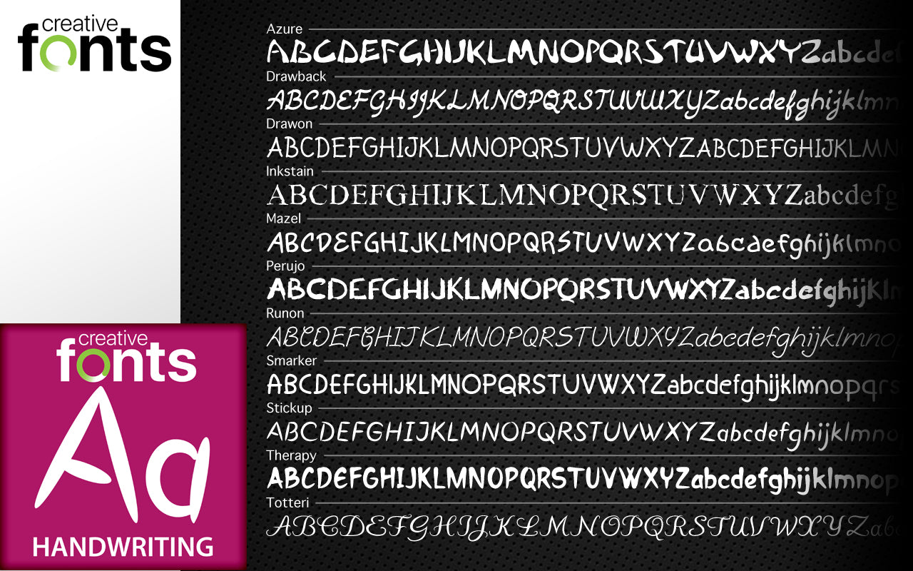 Creative Fonts Traditional Collection