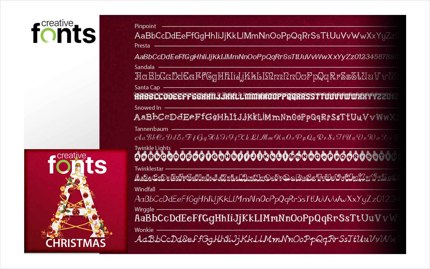 Creative Fonts Seasonal Collection