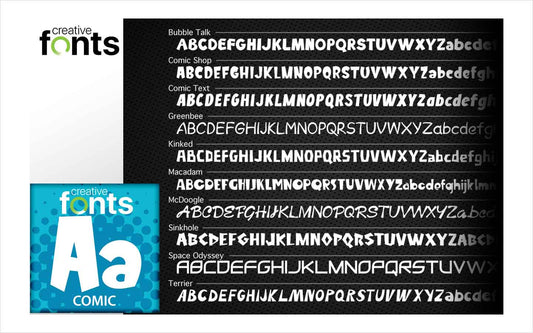 Creative Fonts Wonderful Collection