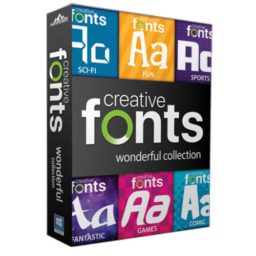 Creative Fonts Wonderful Collection