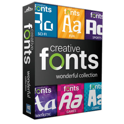 Creative Fonts Wonderful Collection