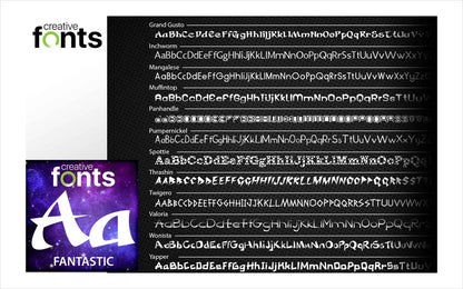 Creative Fonts Wonderful Collection
