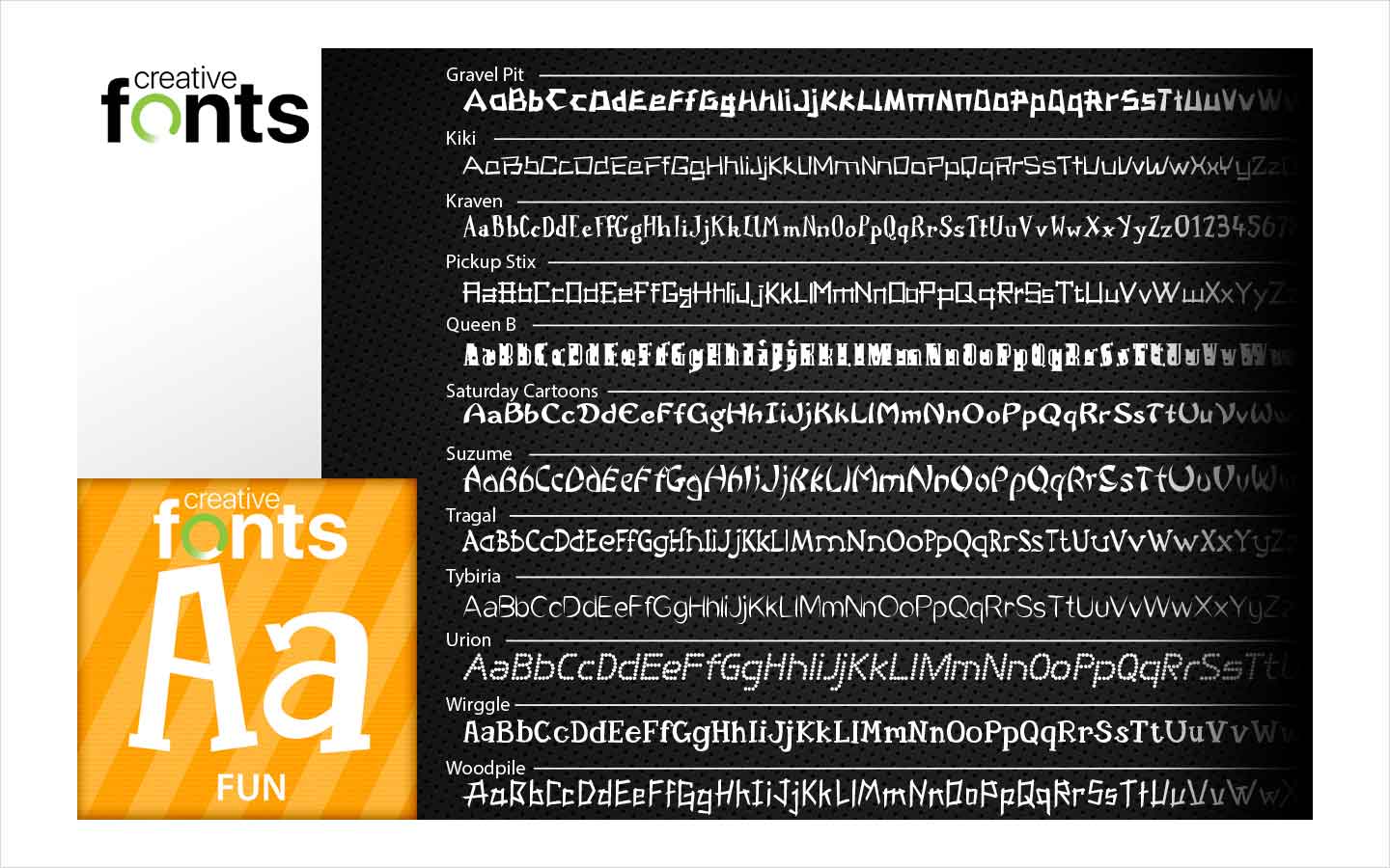 Creative Fonts Wonderful Collection