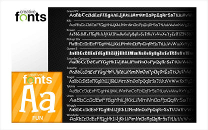 Creative Fonts Wonderful Collection