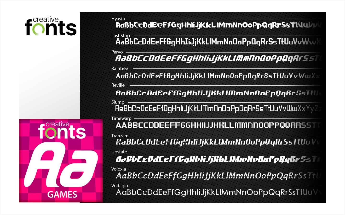 Creative Fonts Wonderful Collection