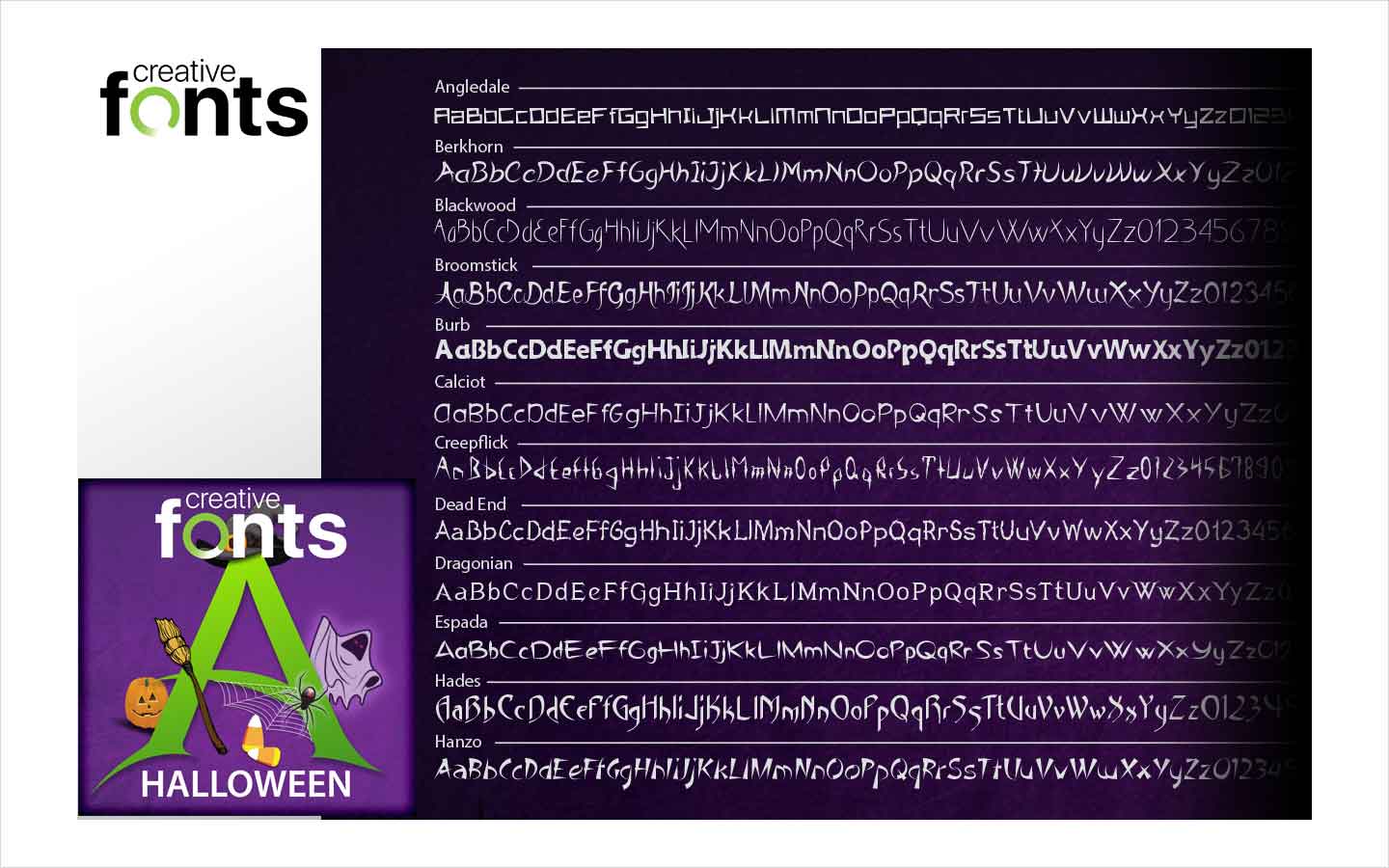 Creative Fonts Seasonal Collection