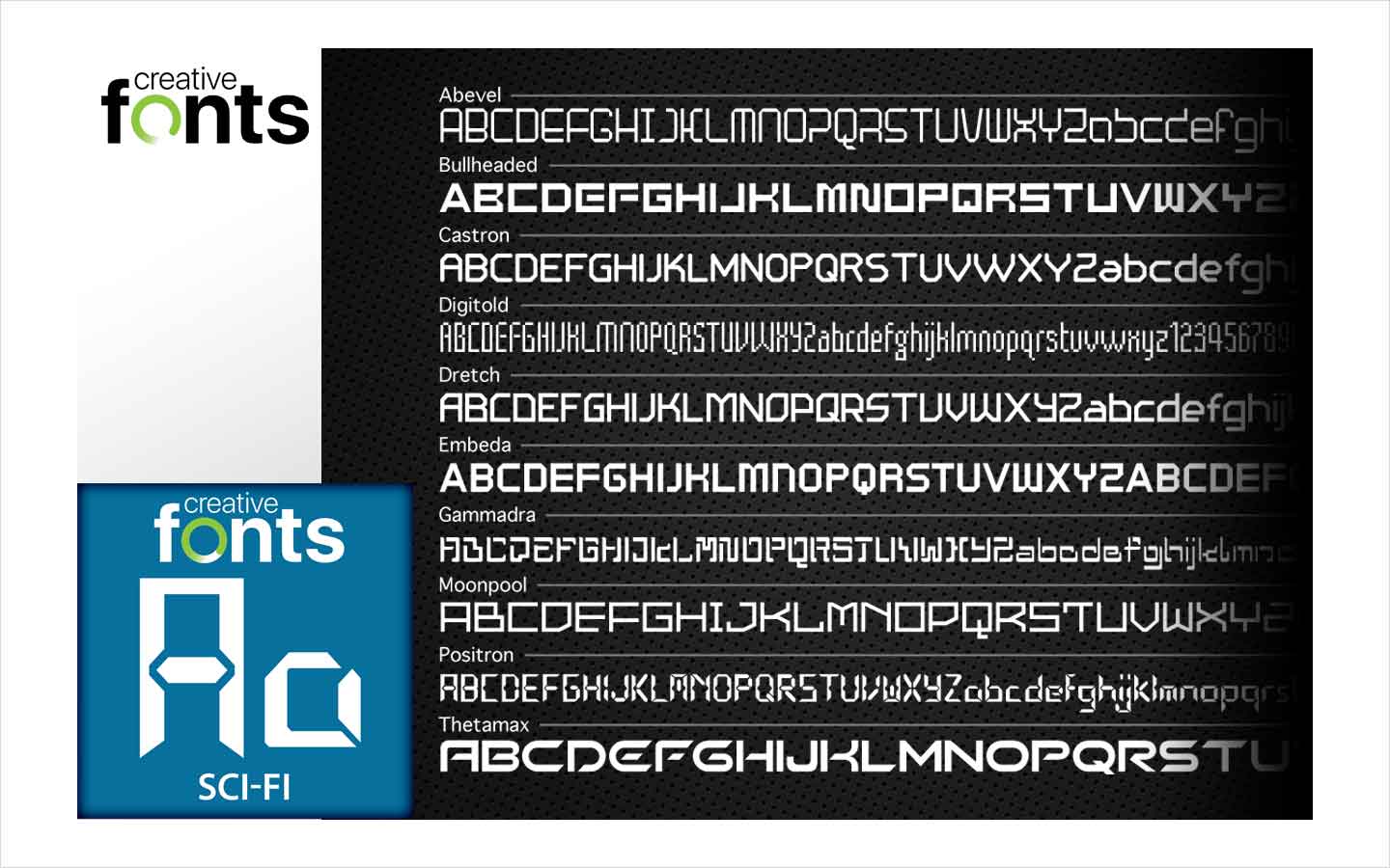 Creative Fonts Wonderful Collection