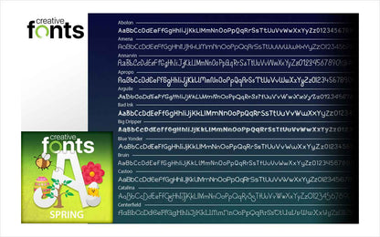 Creative Fonts Seasonal Collection