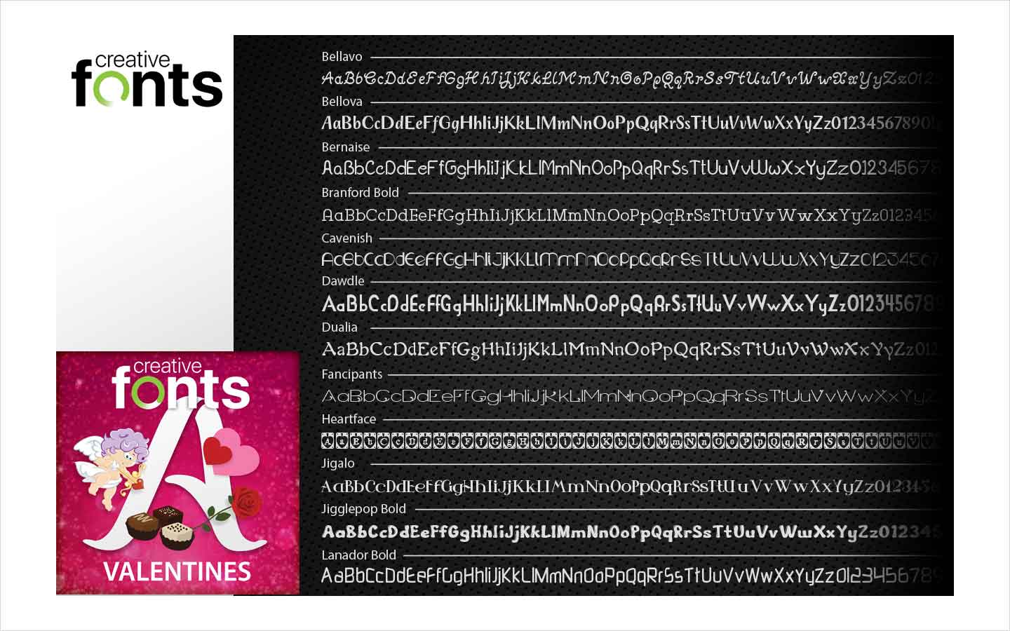 Creative Fonts Seasonal Collection